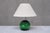 Table Lamp in Green Lacquered Wood and Nickel from Olof Heijke, Sweden, 1930s For Sale - Image 3 of 11