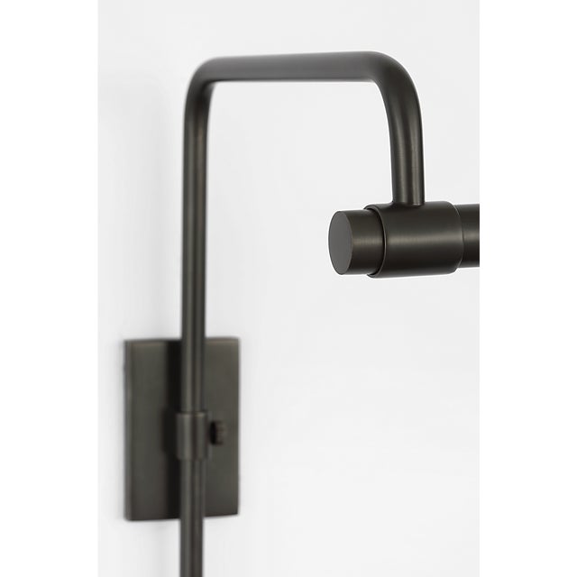 Visual Comfort Thomas O'Brien for Visual Comfort Signature Kidd 18" Frame Mount Picture Light in Bronze For Sale - Image 4 of 14