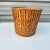 Vintage Tortoise Rattan Wastebasket For Sale In Columbia, SC - Image 6 of 6