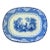 Antique Royal Watteau Doulton Blue and White Platter - "Serenade" For Sale