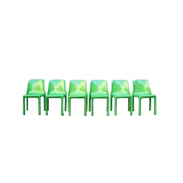 Selene Chair by Vico Magistretti for Artemide, 1970 For Sale - Image 6 of 6
