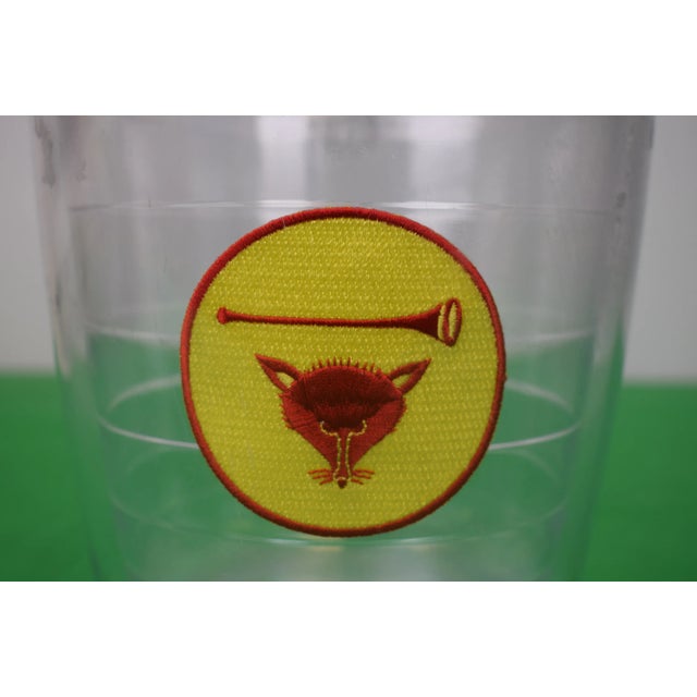 Plastic Late 20th Century Myopia Hunt Club Tervis Tumbler Ice Bucket With Handle, Lid & Tongs For Sale - Image 7 of 7
