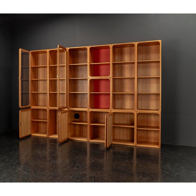 Modular Wall Unit in Pine, 1950s For Sale - Image 17 of 18