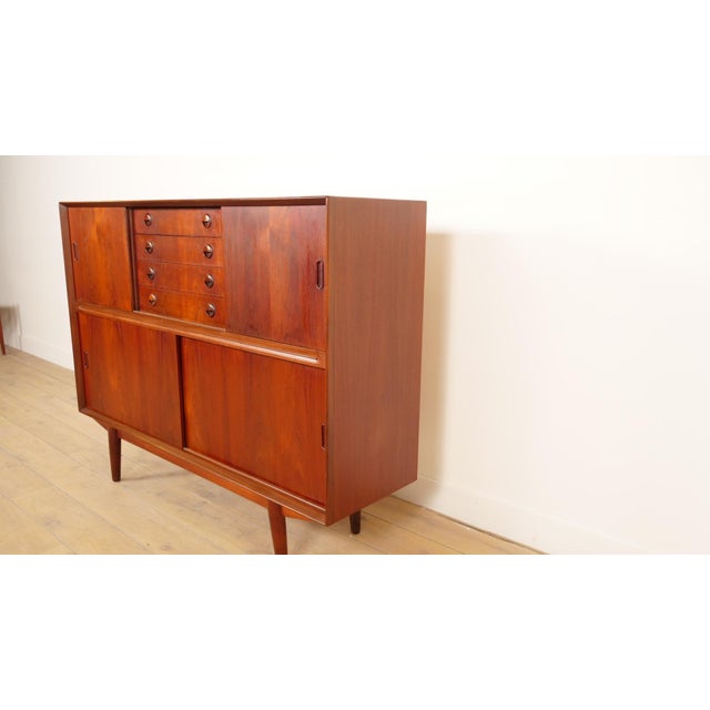 Vintage Teak Bar Cabinet, 1960s For Sale - Image 4 of 16