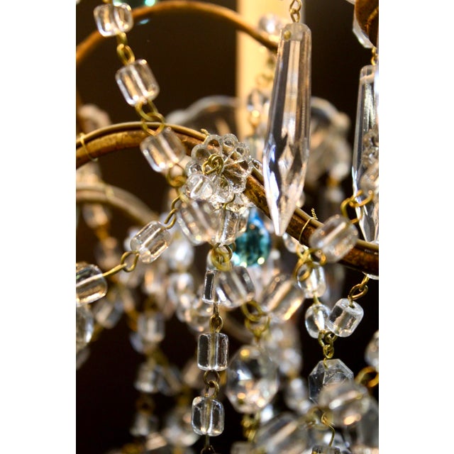 Vintage Italian Chandelier, 1950s For Sale - Image 3 of 8