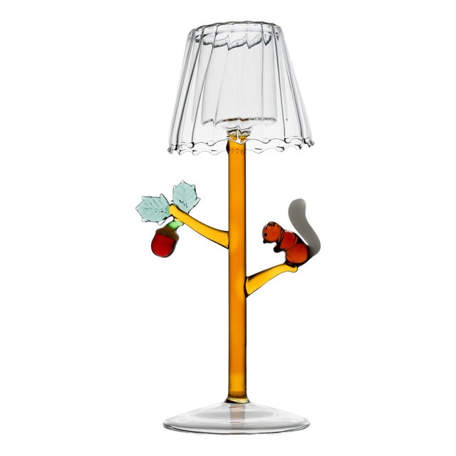 Firefly Tealight with Squirrel & Acorn For Sale