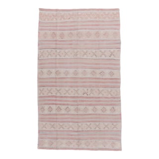 Vintage Turkish Kilim Rug 5'11 X 8'3 For Sale