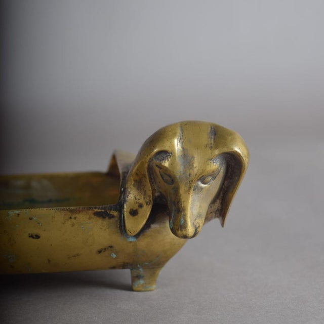 Vintage Brass Dachshund Trinket Box, 1950s For Sale - Image 12 of 13