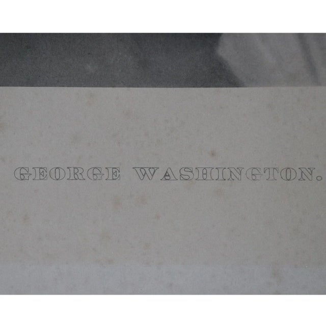Early 19th Century Lithograph Portrait of George Washington For Sale - Image 5 of 10