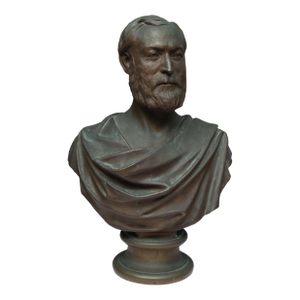 Late 19th Century Bronze Bust of a Gentleman