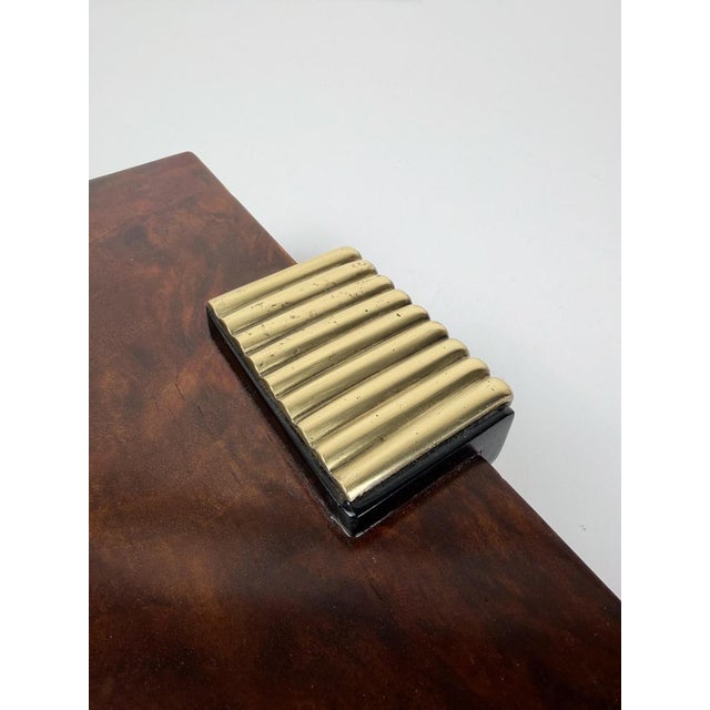 Elegant and rare large-scale Art Deco box, a striking decorative object that will not go unnoticed in any interior....