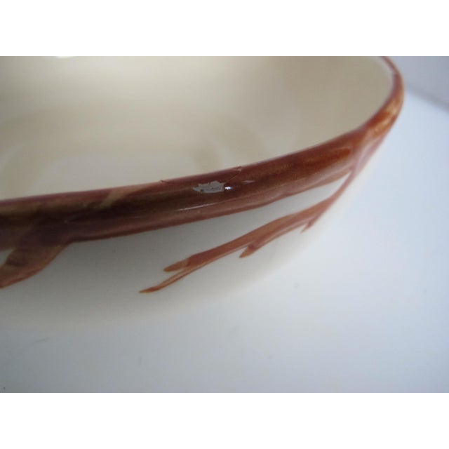 American 1950's Franciscan Apple Pattern Serving Bowl For Sale - Image 3 of 6