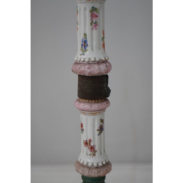 Italian 19th Century Antique Porcelain Fire Screen Frame For Sale - Image 10 of 12