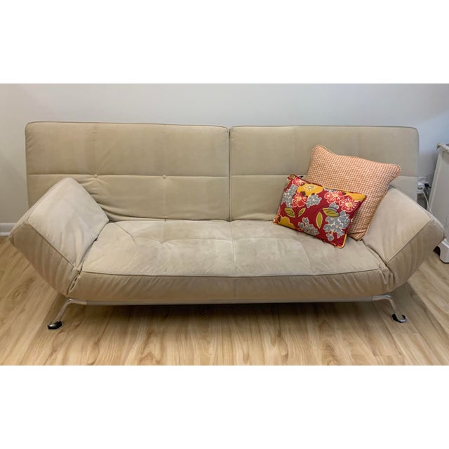Vintage Ligne Roset Sofa Bed in light brown. Bought the sofa in NYC and a while back. Normal wear & tear. The cover can be...