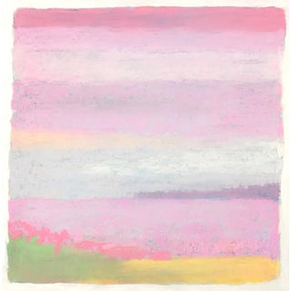 High Pink Day Contemporary Landscape Painting For Sale