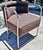 Post Modern club chairs in chrome and tweed by Ralph Lauren, a vintage MCM style that blends nicely with a contemporary...