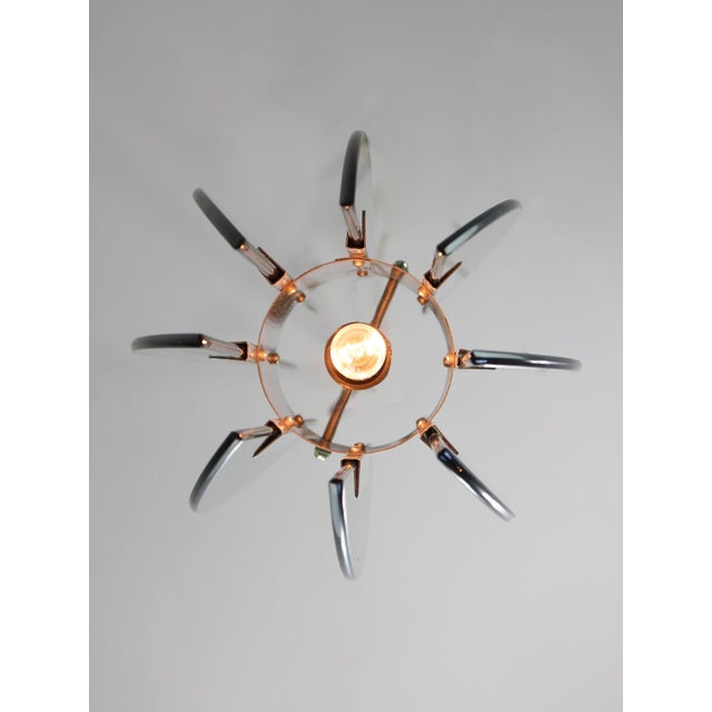 Italian Space Age Acrylic Glass Pendant Lamp, 1970s For Sale - Image 15 of 16