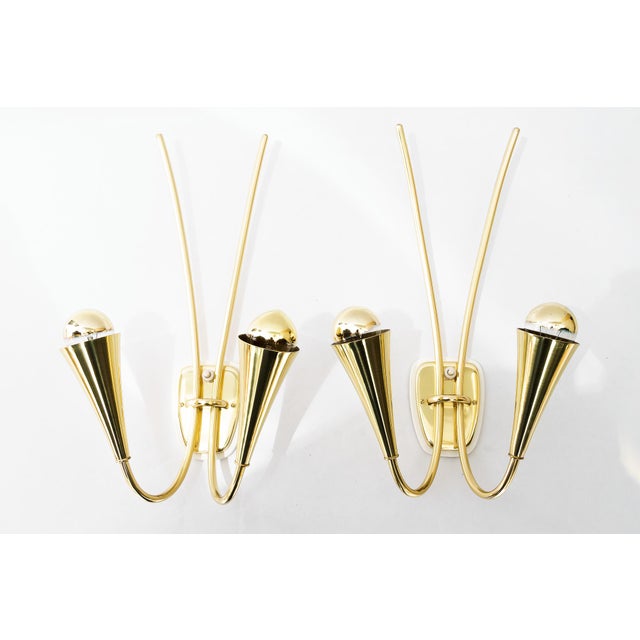 Vintage Wall Lamps by Rupert Nikoll, 1960s, Set of 2 For Sale - Image 16 of 16