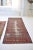 Green 1940s Botanical Lattice Garden Design Runner Rug , 3.4 x 10.10 For Sale - Image 8 of 11