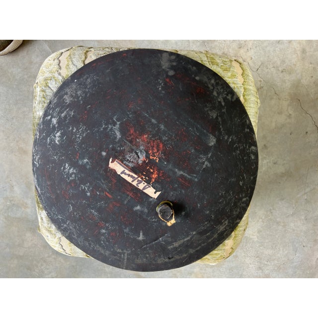 Mid-Century Danish Modern Black and Red Pottery Wall Plate, Signed For Sale - Image 9 of 10