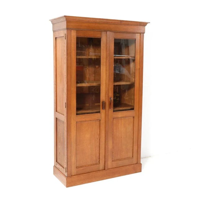 Art Deco Bookcase in Oak, 1920s For Sale - Image 3 of 8