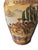 Vintage Royal Satsuma-Style Hand-Painted Porcelain Floor Vase With Gilt Dragon Handles For Sale - Image 11 of 12