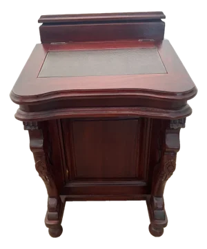 Vintage Davenport Captain's Desk Twelve Drawers Portable Table Top Petite Size