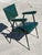 Green Leatherette Armchair attributed to Colette Gueden, 1950s For Sale - Image 6 of 6