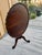 American Antique Round Tilt-Top Pedestal Table With Pie Crust Detail For Sale - Image 3 of 18