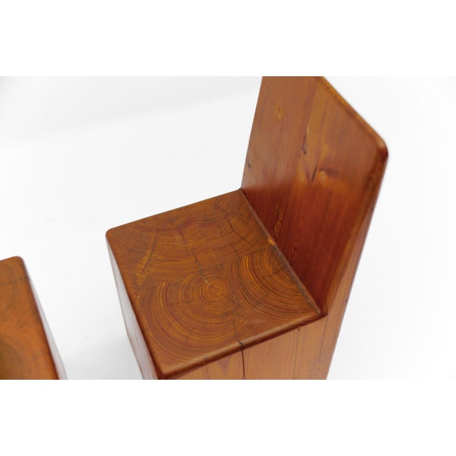Vintage Scandinavian Children's Dinner Set in Pine, 1960s, Set of 5 For Sale - Image 14 of 18