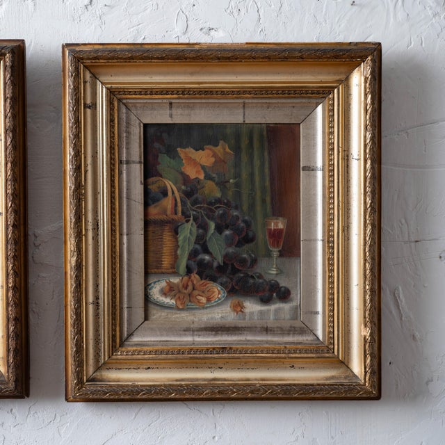 Pair of Victorian Still Life Oil Paintings, English, c.1870 For Sale - Image 4 of 13