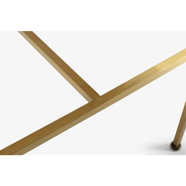 Metal 1950s Paul McCobb Travertine Consoles Sofa Tables - a Pair For Sale - Image 7 of 10