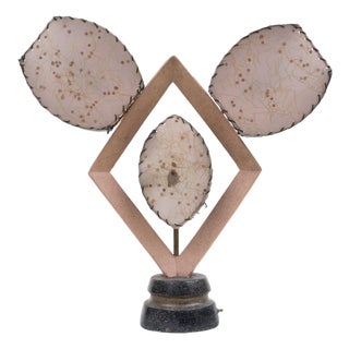 Vintage American Handmade Plaster Cactus Table Lamp, 1940s For Sale