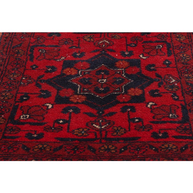 Mid 20th Century Vintage Persian Turkoman Rug, 01'08 X 03'04 For Sale - Image 5 of 10