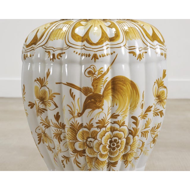 Wilshire House Pair of Wilshire House Porcelain Ginger Jar Table Lamps (No Shades Included) For Sale - Image 4 of 18