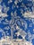 Traditional Clarence House / Hill House Ile Des Elephant Cobalt Blue Linen Fabric 13 Yards For Sale - Image 3 of 6