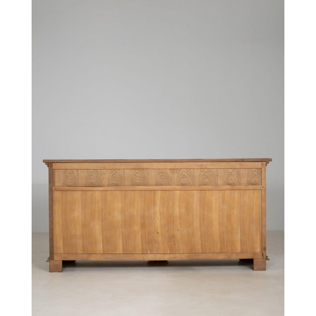 19th Century France Brutalist Antique White Wood Storage Cabinets & Cupboards For Sale In Greensboro - Image 6 of 11