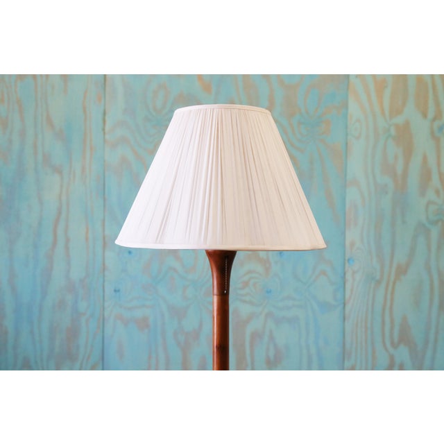 1970s 1970s Danish Modern Teak Floor Lamp Josef Frank (After) For Sale - Image 5 of 8