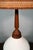 Brown 1950s Maria Kipp Mid-Century Organic Modern Natural Reed Woven Shade With Ceramic Lamp For Sale - Image 8 of 8