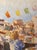 Large 1980's Southern California Coastal Market Scene Painting For Sale - Image 4 of 8