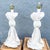 Sculpture Materials Mid 20th Century Hollywood Regency John Dickinson-Style Draped and Knotted Plaster Table Lamps - A Pair For Sale - Image 7 of 8
