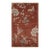 Rug & Kilim’s Chinese Art Deco Inspired Rug, Rust With Florals and Figurals For Sale