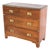 English Mahogany Campaign Chest With Brass Hardware For Sale