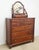 Chest and Mirror by Ethan Allen. Store item #568. Solid wood construction, carved details, beveled mirror. The mirror...