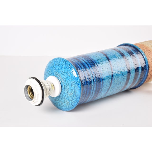 Scandinavian Modern Stoneware Table Lamp by Inger Persson for Rörstrand, Sweden, 1960s For Sale - Image 10 of 14