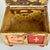 Antique Primitive Folk Art Distressed Keepsake Box in Circus Like Color Motif & Floral Painting For Sale - Image 11 of 13