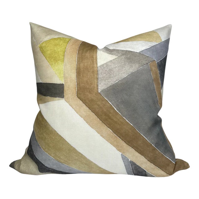 Roulade Pillow Cover in Yellow, 20x20 Pillow For Sale