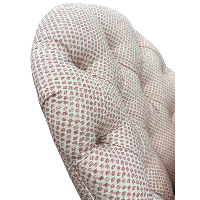 Rose Tarlow Rose Tarlow Fully Upholstered Tufted Langley Lounge Chair - 1 of 2 For Sale - Image 4 of 4