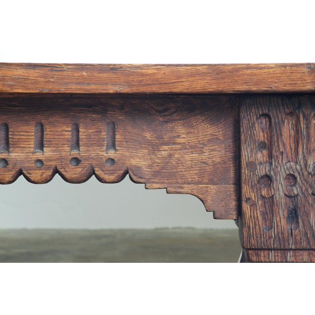 Large Vintage Danish Farmhouse Refectory Table, 1930s For Sale - Image 18 of 18