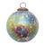 Add a touch of glamorous holiday cheer to your home with the Iridescent Glass Ball Ornaments in wintry blue and purple...